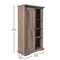 Flash Furniture Harrison 36in. Wide Rustic Farmhouse Storage Cabinet Bookcase w/Sliding Barn Door, Graywash ZG-026-GRYWSH-GG - alternate 4